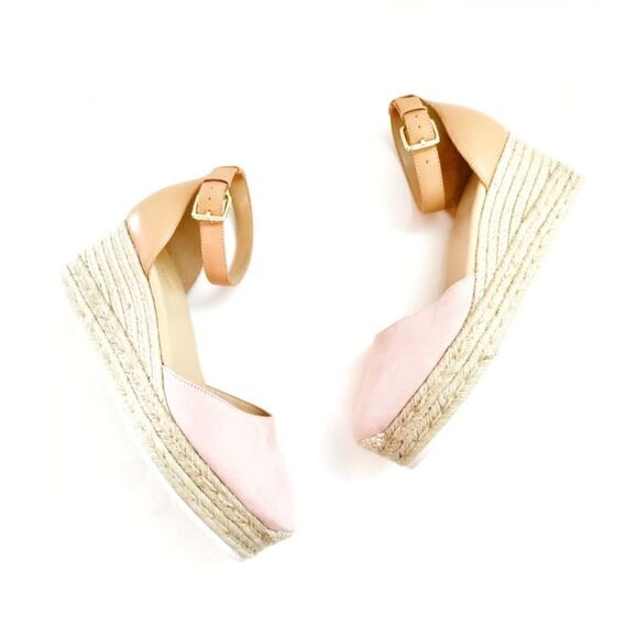 NINE WEST ARIELA ESPADRILLE SANDAL BLUSH ROSE WOMENS SIZE 9.5 - Picture 5 of 9